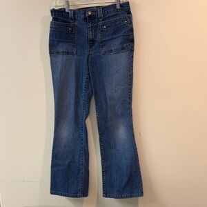 Stylish Blue Flare Women's Jeans